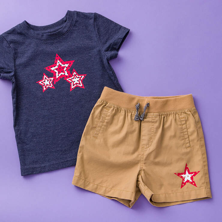Glitter Iron-On Mesh Stars Glitter Iron-On Mesh Stars