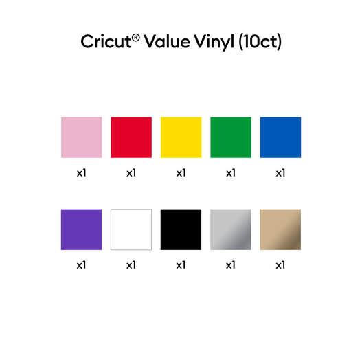 Value Vinyl, Rainbow Sampler (10 ct)