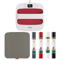 Cricut EasyPress&trade; 2, Raspberry  - 9" x 9" + Starter Kit