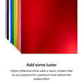 Cricut&reg; Metallic Paper, Rainbow Sampler - 12 in x 12 in (20 ct)