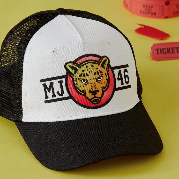 Cricut Trucker Hat, Black/White Cricut Trucker Hat, Black/White