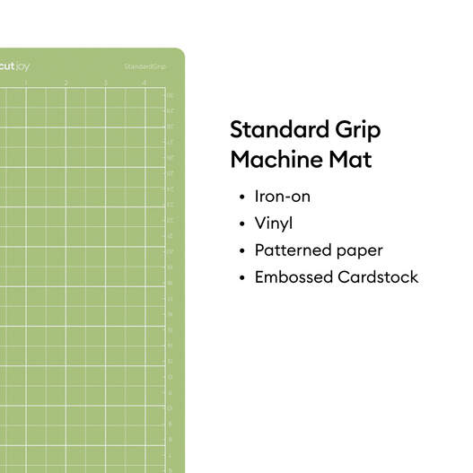 Cricut Joy™ Standard Grip Machine Mat - 4.5 in x 12 in (5 ct)