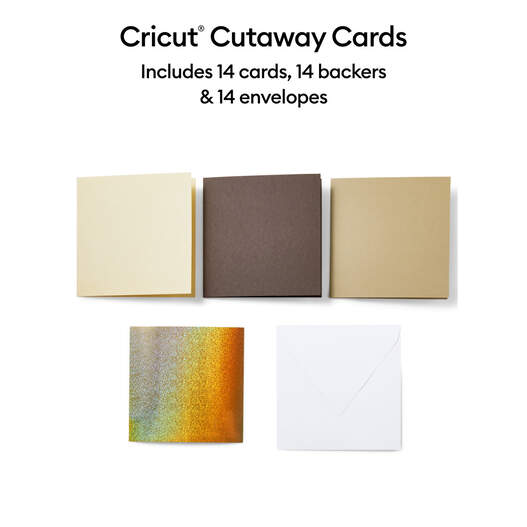 Cricut Cutaway Cards S40 - Neutrals Sampler - 20549550