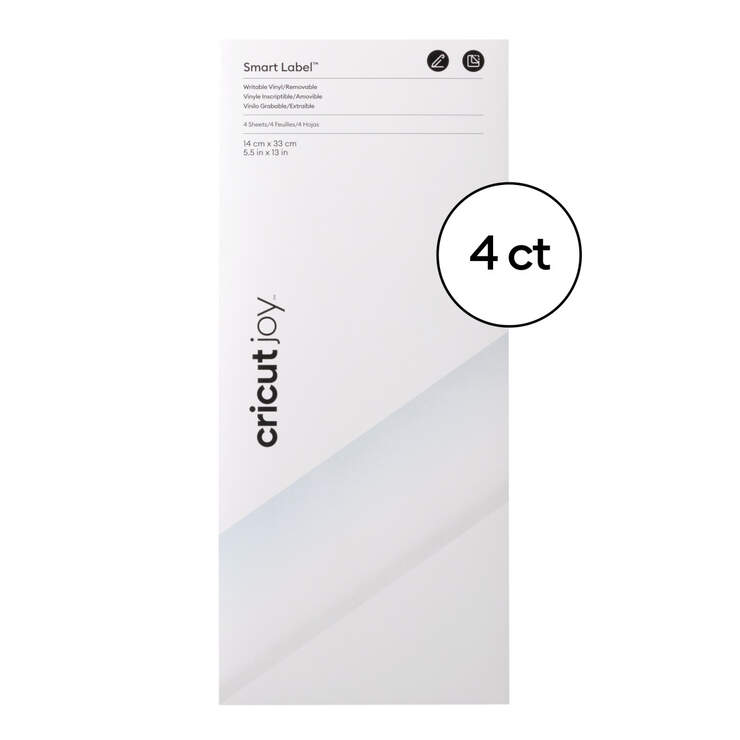 Cricut Joy™ Smart Label™ Writable Vinyl – Removable, Transparent Cricut Joy™ Smart Label™ Writable Vinyl – Removable, Transparent