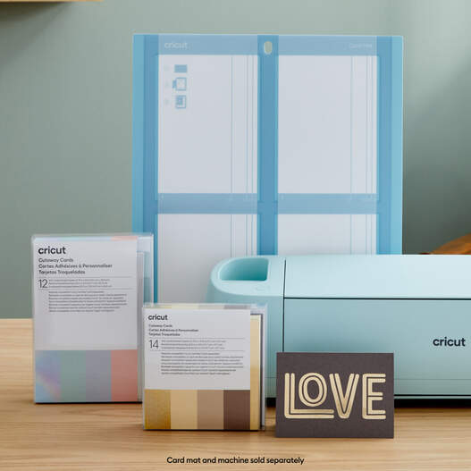 Cricut Pastel Sampler Cutaway Cards R40, 12Pack