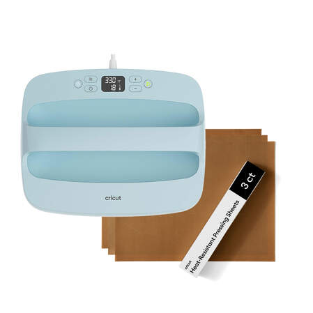 Cricut EasyPress® 3 - 12 in x 10 in + Heat-Resistant Pressing Sheets - 12 in x 16 in (3 ct)