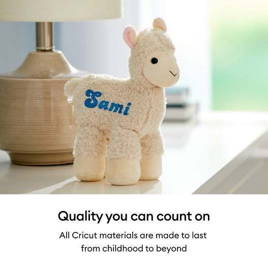 Glitter Iron-On, Black