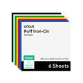 Cricut® Puff Iron-On, Classics Sampler - 12 in x 12 in (6 ct)