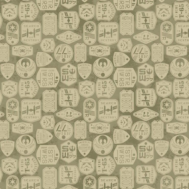 Premium Vinyl™ Patterned Sampler, Star Wars™ Rebel Alliance - Removable Premium Vinyl™ Patterned Sampler, Star Wars™ Rebel Alliance - Removable
