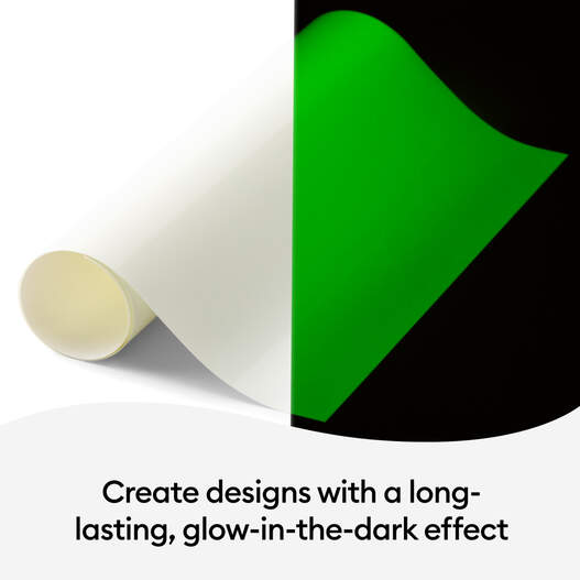Cricut Everyday Glow in the Dark Iron-On Vinyl Bundle - Luminous Heat  Transfer Vinyl Rolls for DIY Shirts, Apparel and Accessories- Neon Glowing  HTV