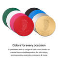 Cricut&reg; Two-Color Engraving Blanks, Circle - 4 in (8 ct), 3 mm thick