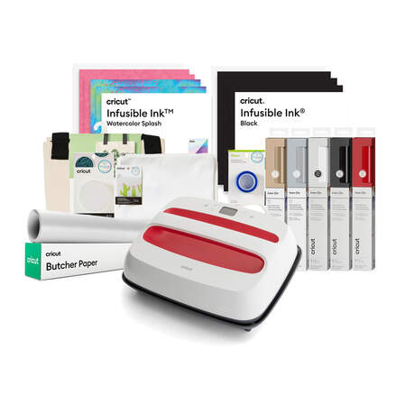 Cricut EasyPress&reg; SE &ndash; 12 in x 10 in, Raspberry + Everything Bundle