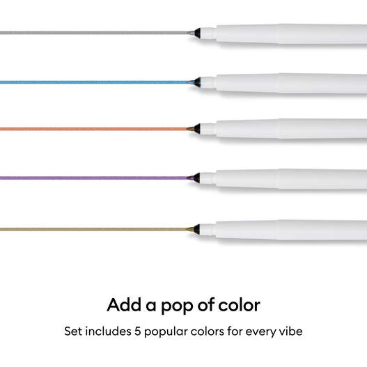 Pen Set, Metallic (5 ct.)