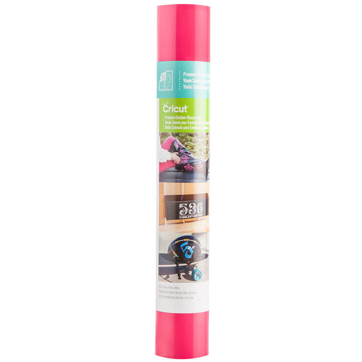 Premium Outdoor Glossy Vinyl, Pink Premium Outdoor Glossy Vinyl, Pink