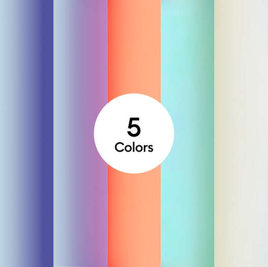 Cricut® Holographic Vinyl – Permanent, Mythical Sampler - 12 in x 12 in (10 ct)