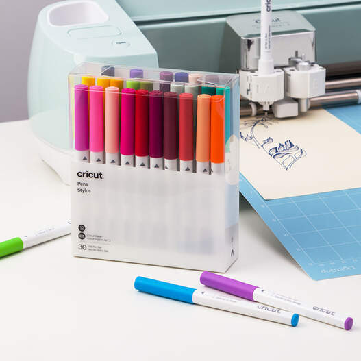 Cricut Ultimate Fine Point Pen Set 30 Pack Assorted Color Markers