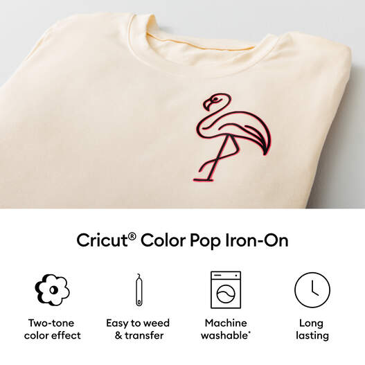 Cricut® Color Pop Iron-On (12 in x 19 in)
