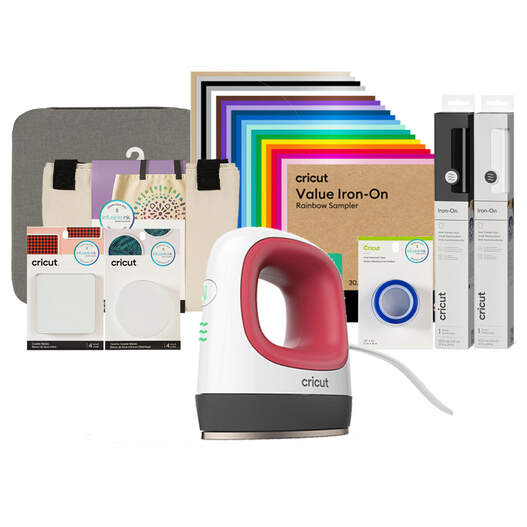 Cricut EasyPress Mini™, Raspberry + Everything Bundle