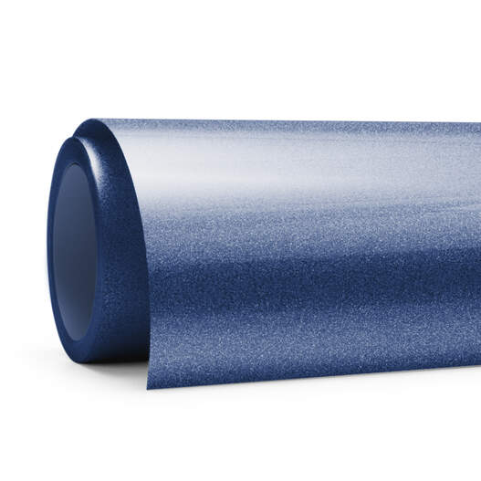 Glitter Iron-On, Sapphire