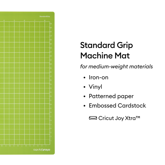 Cricut Joy Xtra Standard Grip Machine Mat