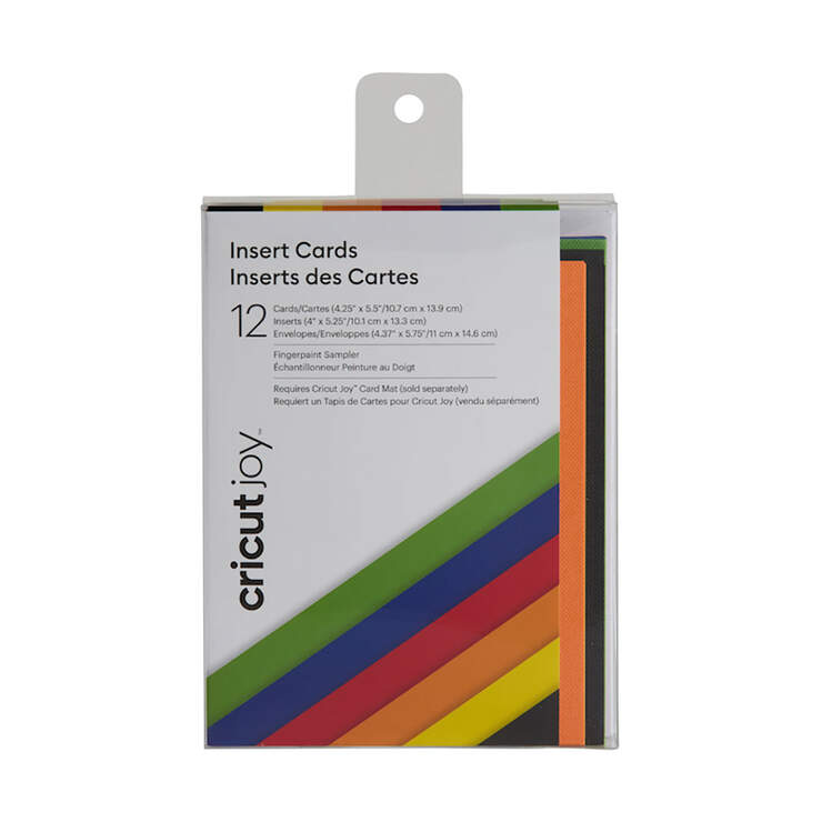 Cricut Joy™ Insert Cards, Fingerpaint Sampler 4.25" x 5.5"