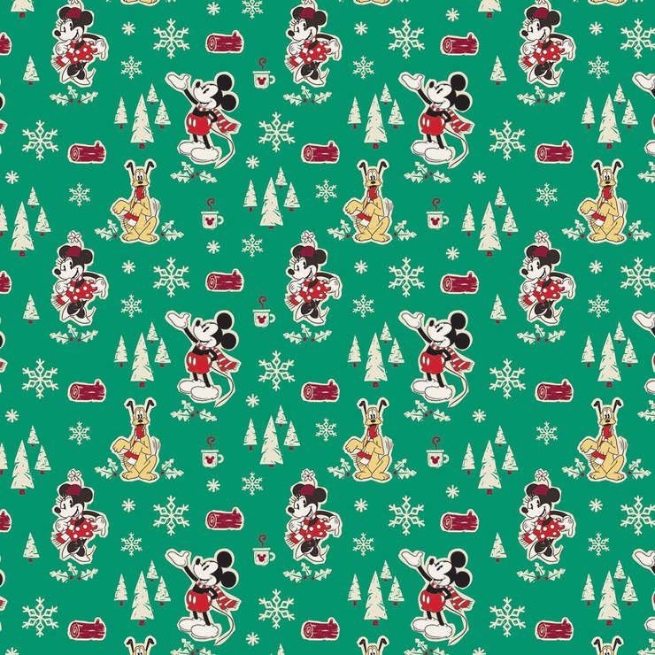 Deluxe Paper, Mickey & Friends Cozy Christmas