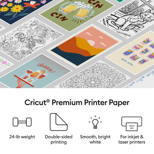 Cricut&reg; Premium Printer Paper - 8.5 in x 11 in (200 ct)