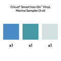 Cricut&reg; Smart Vinyl&trade; Matless Permanent Vinyl, Marina Sampler - 13 in x 12 in (3 ct)