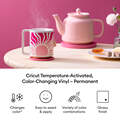 Cricut® Temperature-Activated, Color-Changing Vinyl – Permanent, Rainbow Sampler - 12 in x 12 in (5 ct)