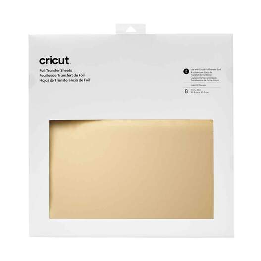 Cricut Gold Foil Transfer Sheets 8Pack