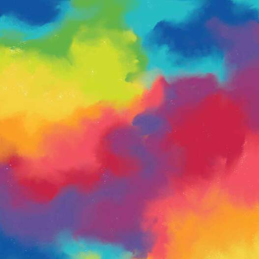 Rainbow Watercolor Splash Cricut Infusible Ink Transfer Sheets
