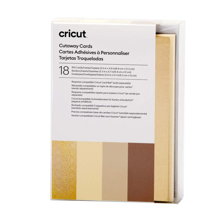 Cutaway Cards, Neutrals Sampler - R10 (18 ct) Cutaway Cards, Neutrals Sampler - R10 (18 ct)