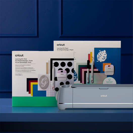 Cricut Maker® 3 Bundled with Vinyl, Iron-On & Paper Learning Kits