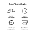Cricut® Printable Vinyl - 8.5 in x 11 in (40 ct)
