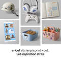 Cricut StickerPix Print + Cut&trade; Photo Paper & Ink Cartridges Set (72 Prints)