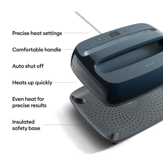 Cricut EasyPress&reg; SE &ndash; 12 in x 10 in, Blue + Everything Bundle