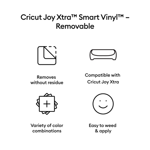 Cricut Joy Xtra™ Smart Vinyl™ - Permanent, 3ft Roll for Crafts