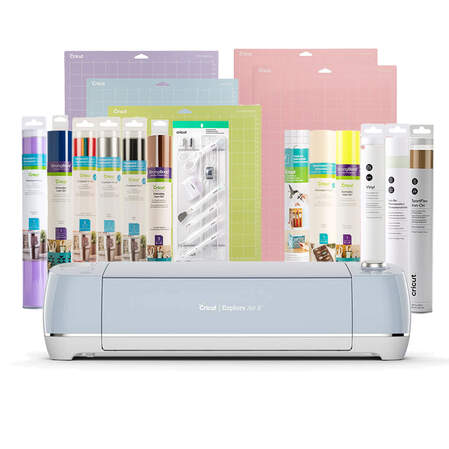 Certified Refurbished Cricut Explore Air&reg; 2 + Essentials Bundle + Cricut Access&trade; Subscription