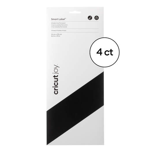 Cricut Joy Xtra Smart Label Paper - Permanent 4 ct 