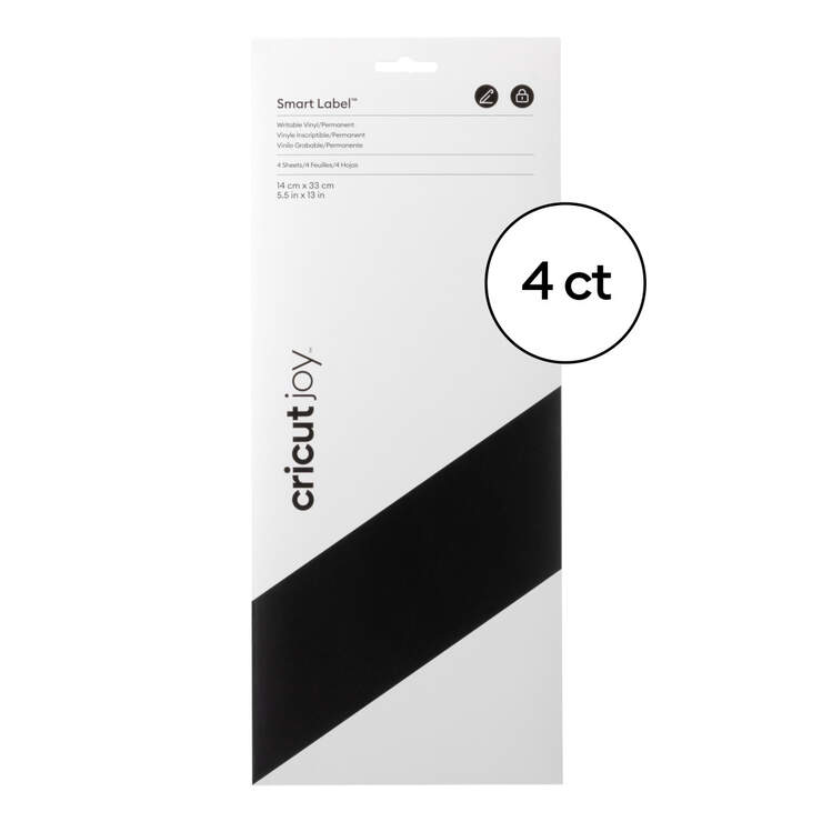 Cricut Joy™ Smart Label™ Writable Vinyl – Permanent, Black