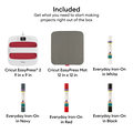 Cricut EasyPress&trade; 2, Raspberry  - 9" x 9" + Starter Kit