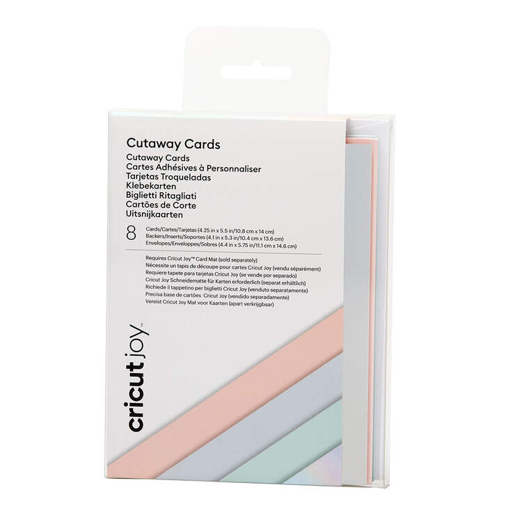 Cricut Joy™ Cutaway Cards, Pastel Sampler