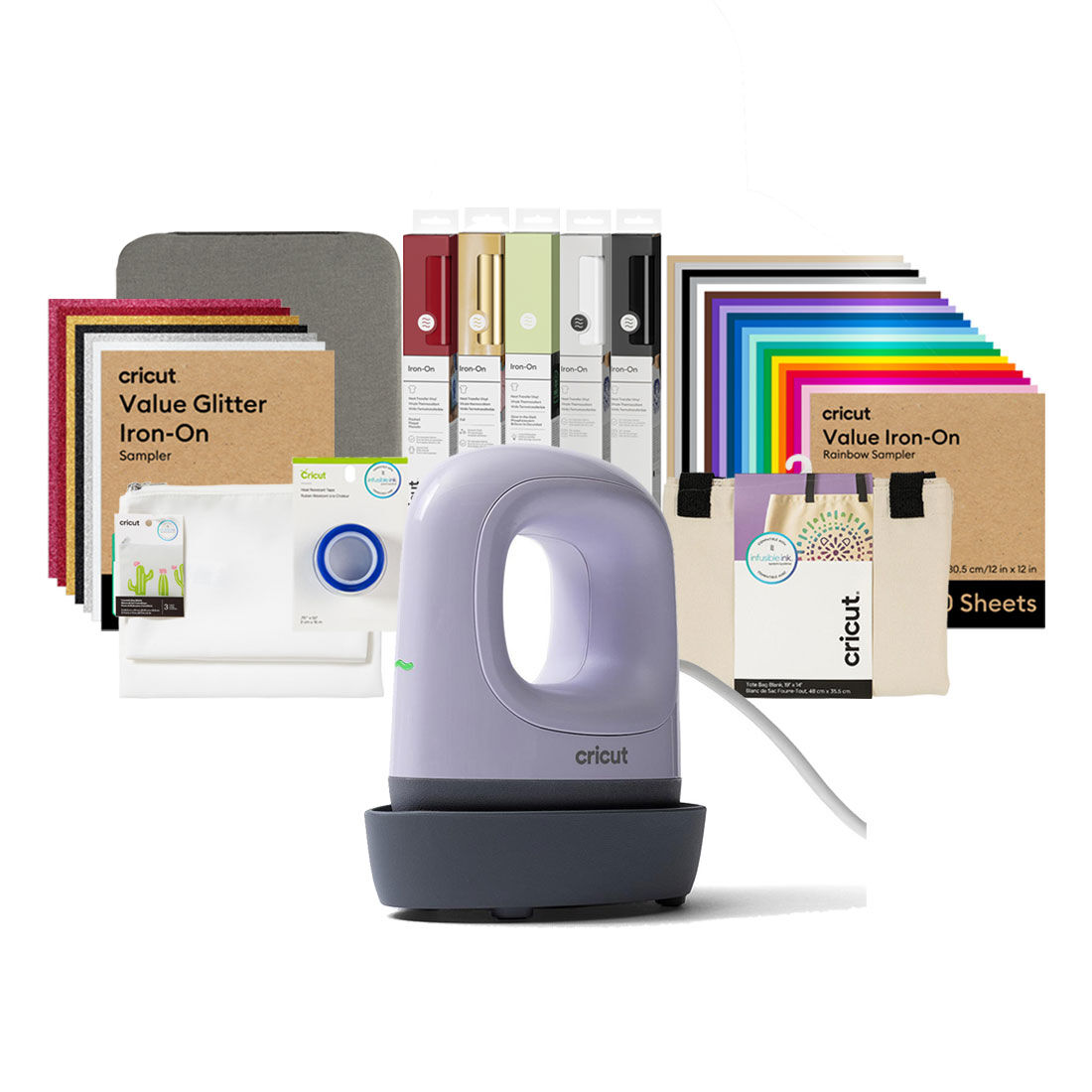 Cricut EasyPress Mini LT | Lavender | Everything Bundle