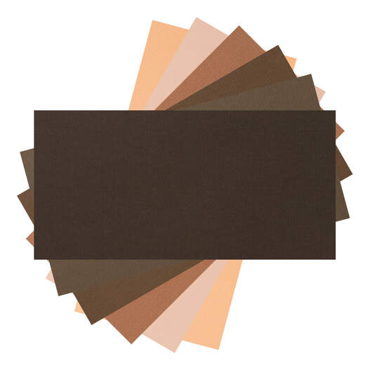 Cardstock Sampler, Brown Tones  - 12" x 24"