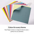 Cricut&reg; Pearl Paper, Rainbow Sampler - 12 in x 12 in (24 ct)