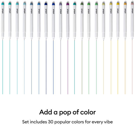 Cricut Joy™ Permanent Fine Point Pens 0.4 mm, Ultimate (30 ct)