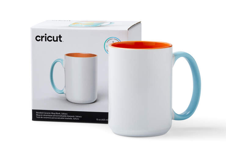 Beveled Ceramic Mug Blank - 15 oz/425 ml (1 ct) Beveled Ceramic Mug Blank - 15 oz/425 ml (1 ct)