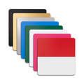 Cricut&reg; Two-Color Engraving Blanks, Square - 4 in (8 ct), 3 mm thick