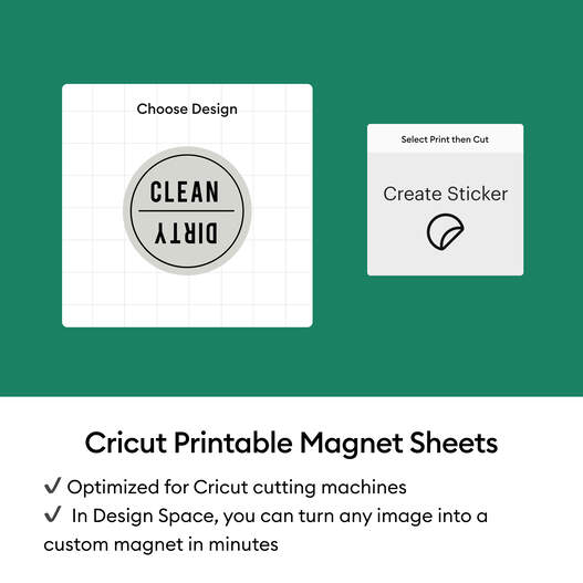 Cricut® Printable Magnet Sheets - 8.5 in x 11 in (3 ct)