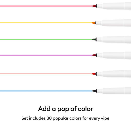 Cricut&reg; Infusible Ink&trade; Markers 1.0, Basics Sampler (3 ct)